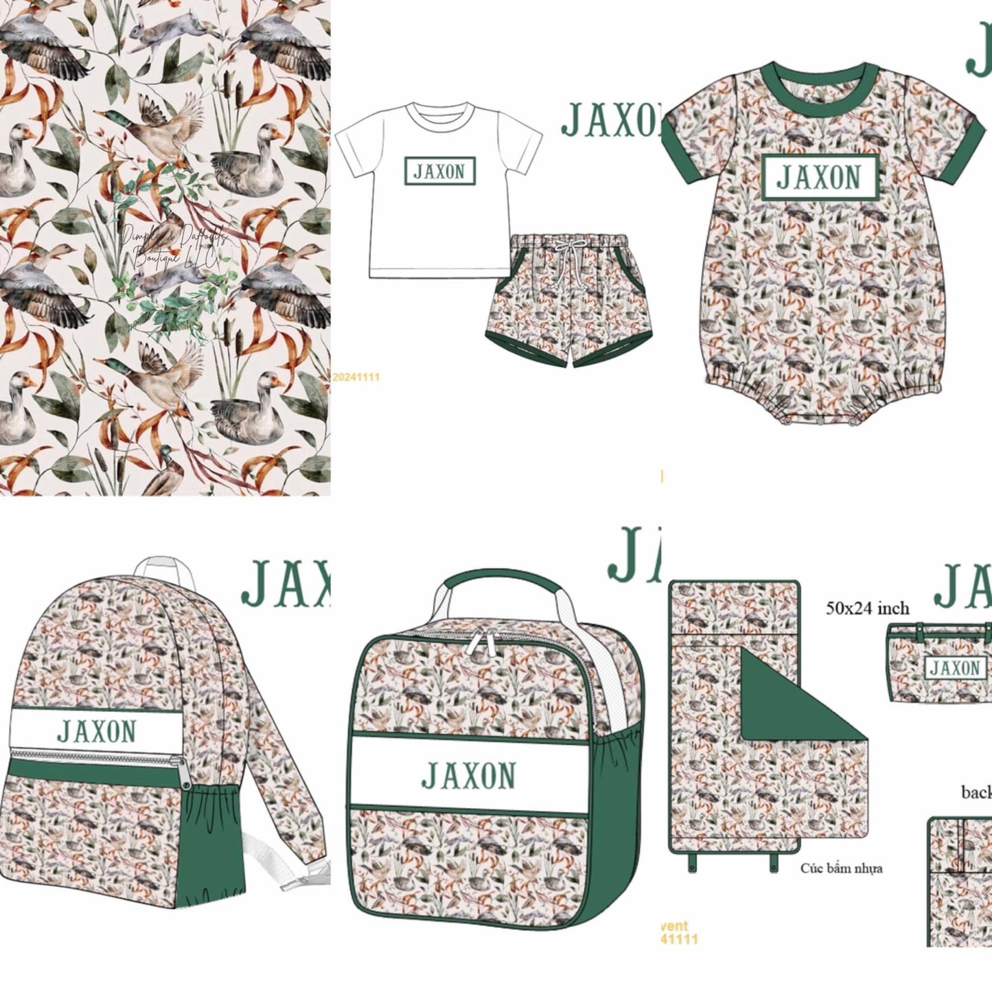 Duck Marsh SMOCKED backpack