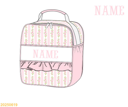 Fancy Florals SMOCKED lunchbox