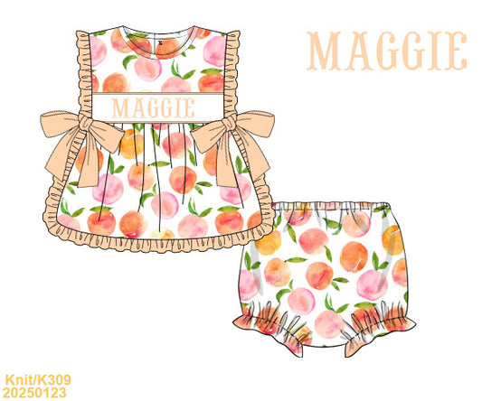 Sweet Peach SMOCKED Set