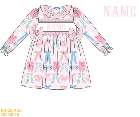 Bless your bows SMOCKED dress🎀