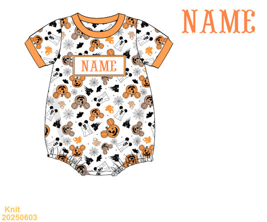 Fall Mickey SMOCKED boy bubble