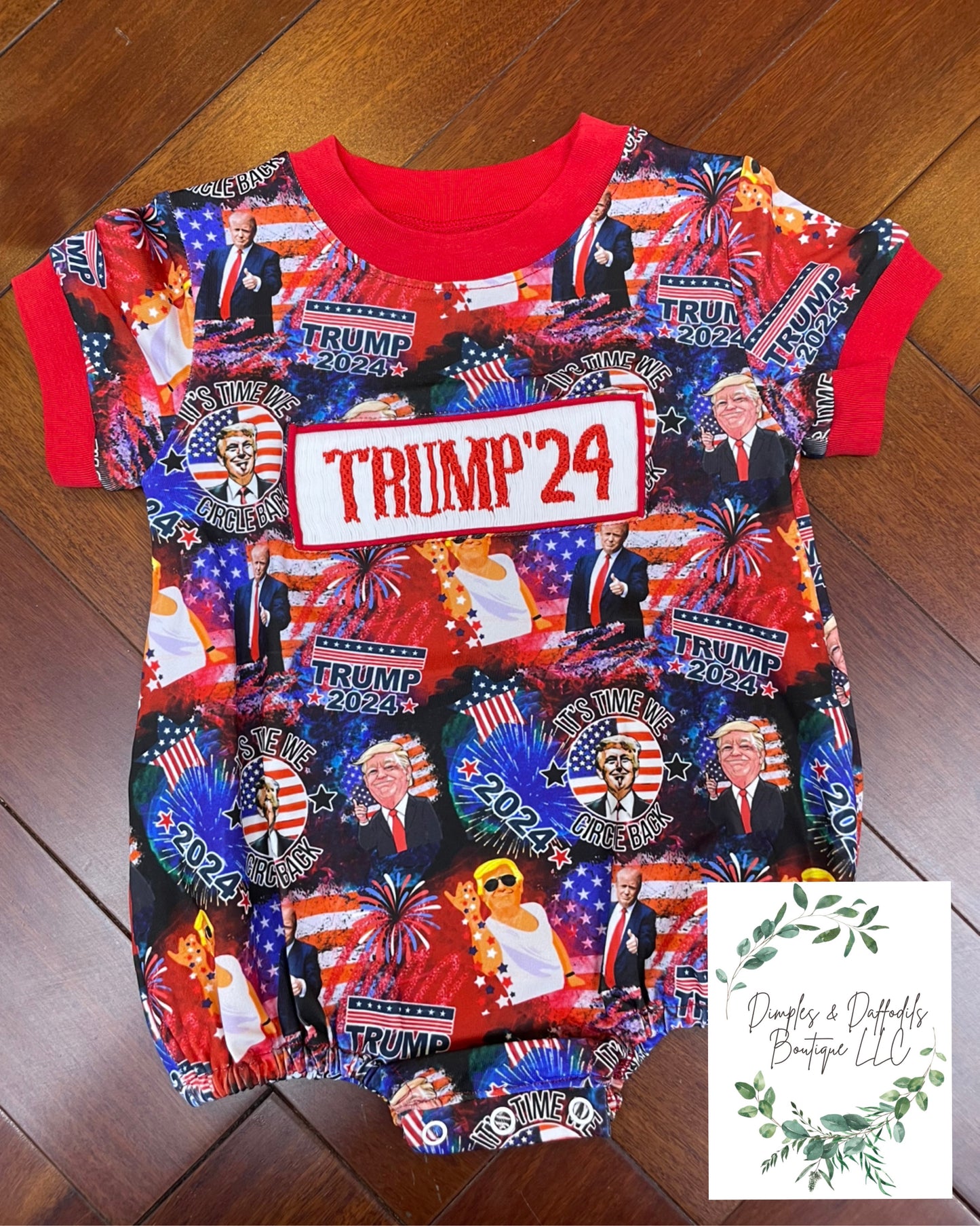 Patriotic Trump ‘24 SMOCKS BOYS