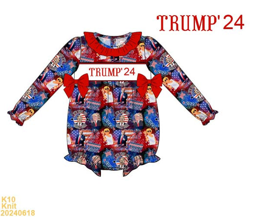 Patriotic Trump ‘24 girls SMOCKS